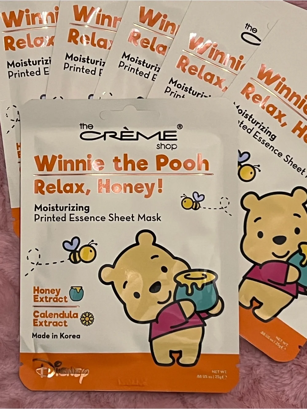 6 Skincare Masks The Crème Shop Winnie the Pooh Relax, Honey! Disney-